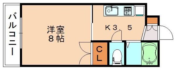 新飯塚駅 徒歩33分 4階の物件間取画像